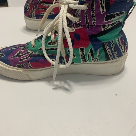Converse Essential Hi Top Multi Color Skid Grip Sneakers - Picture 6 of 16